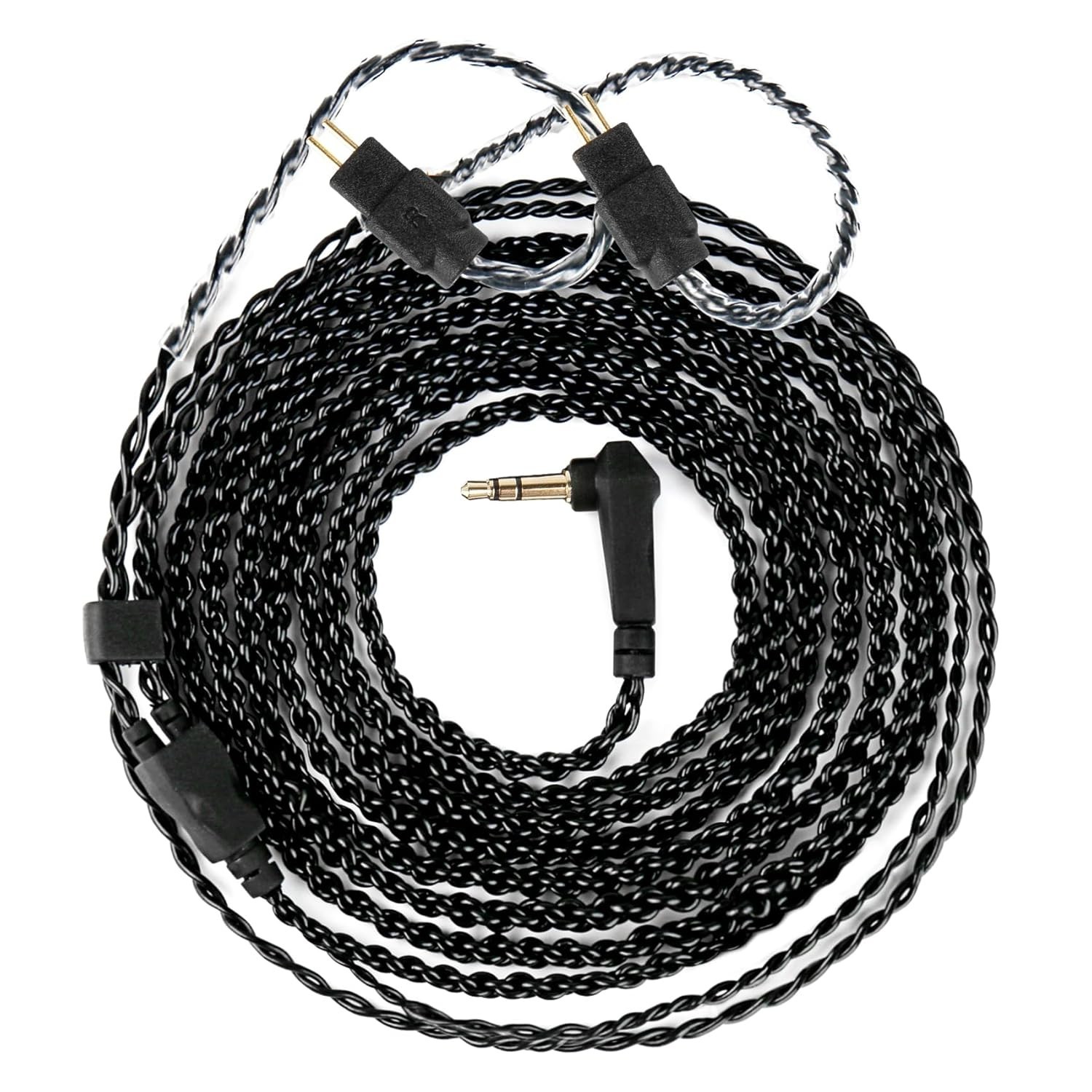 2M IEM Cable with 4N OFC Silver-Plated Wire for Superior Sound Experience