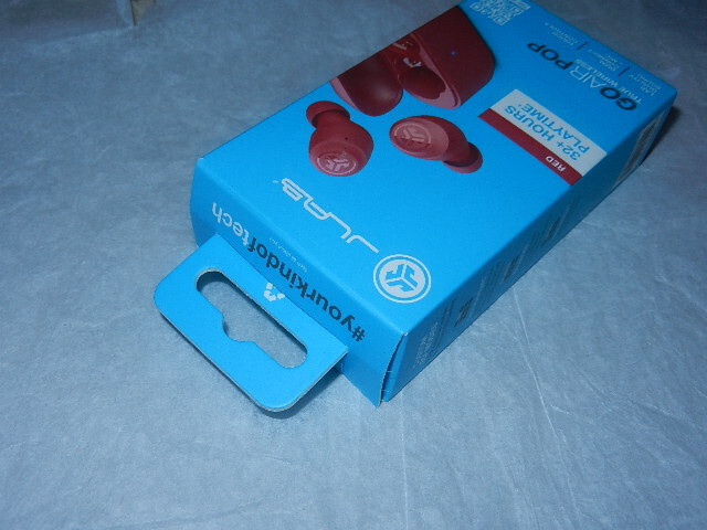 new JLab GO Air Pop True Wireless Bluetooth Earbuds RED earbud goairpop ear bud