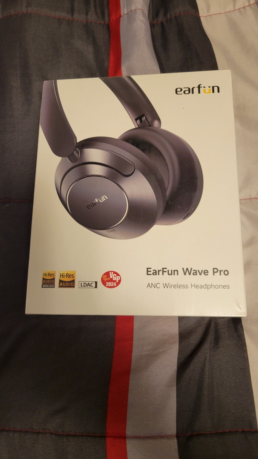 EarFun Wave Pro Active Noise Canceling Headphones, Wireless Over Ear Bluetooth