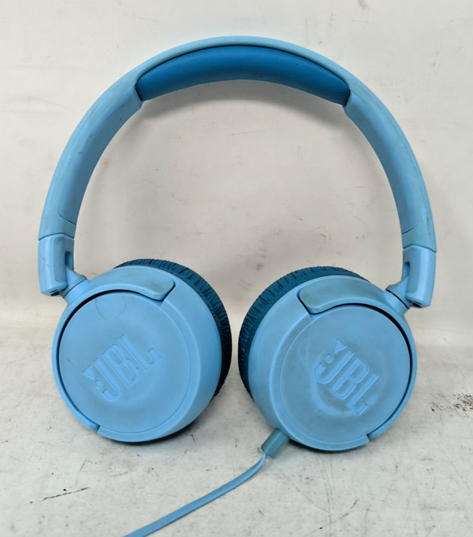JBL Headphones for Kids – Ice Blue Wired On Ear Headphones JR300 JR 300