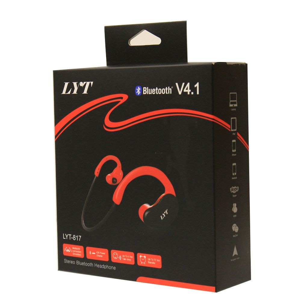 Bluetooth Wireless Stereo Headphone Earphone Headset for Mobile Smart Cellpone