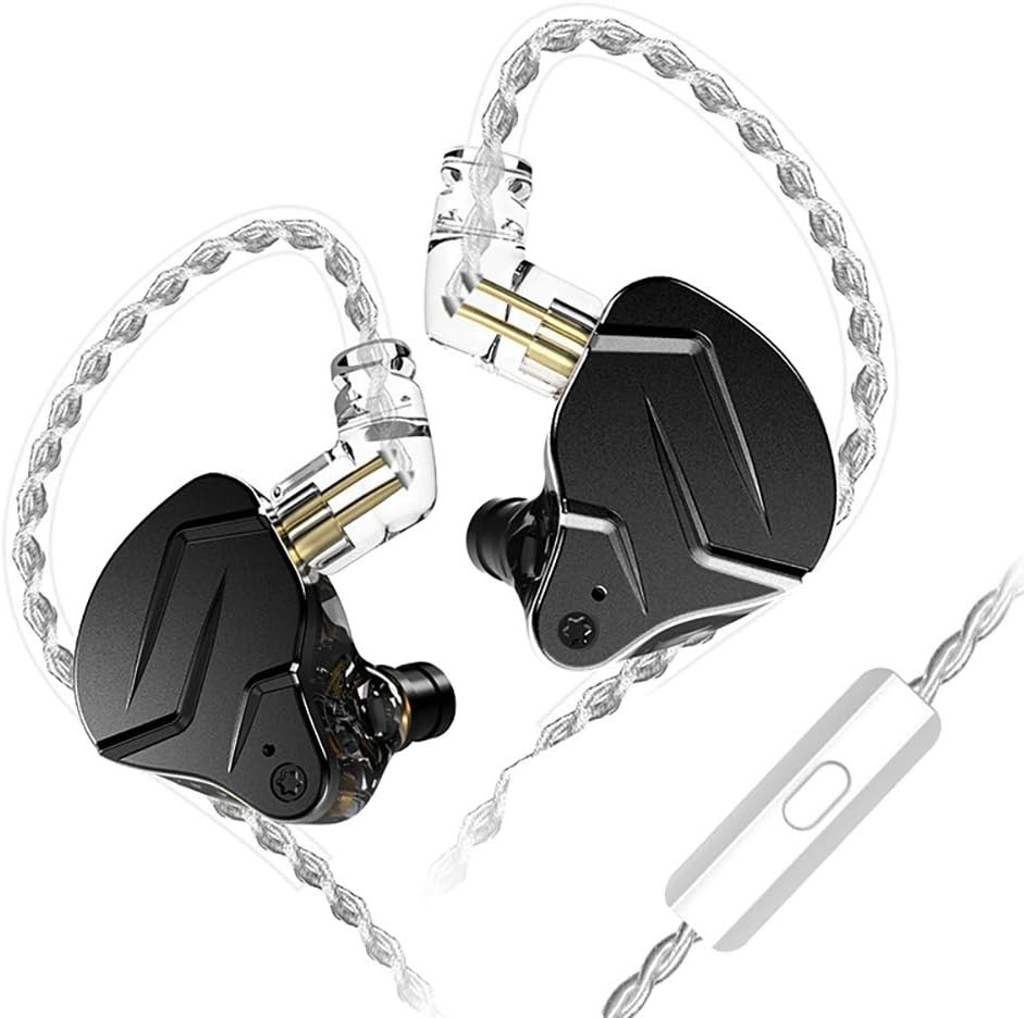 KZ ZSN PRO X Hybrid Earphones – HiFi Headset, Black