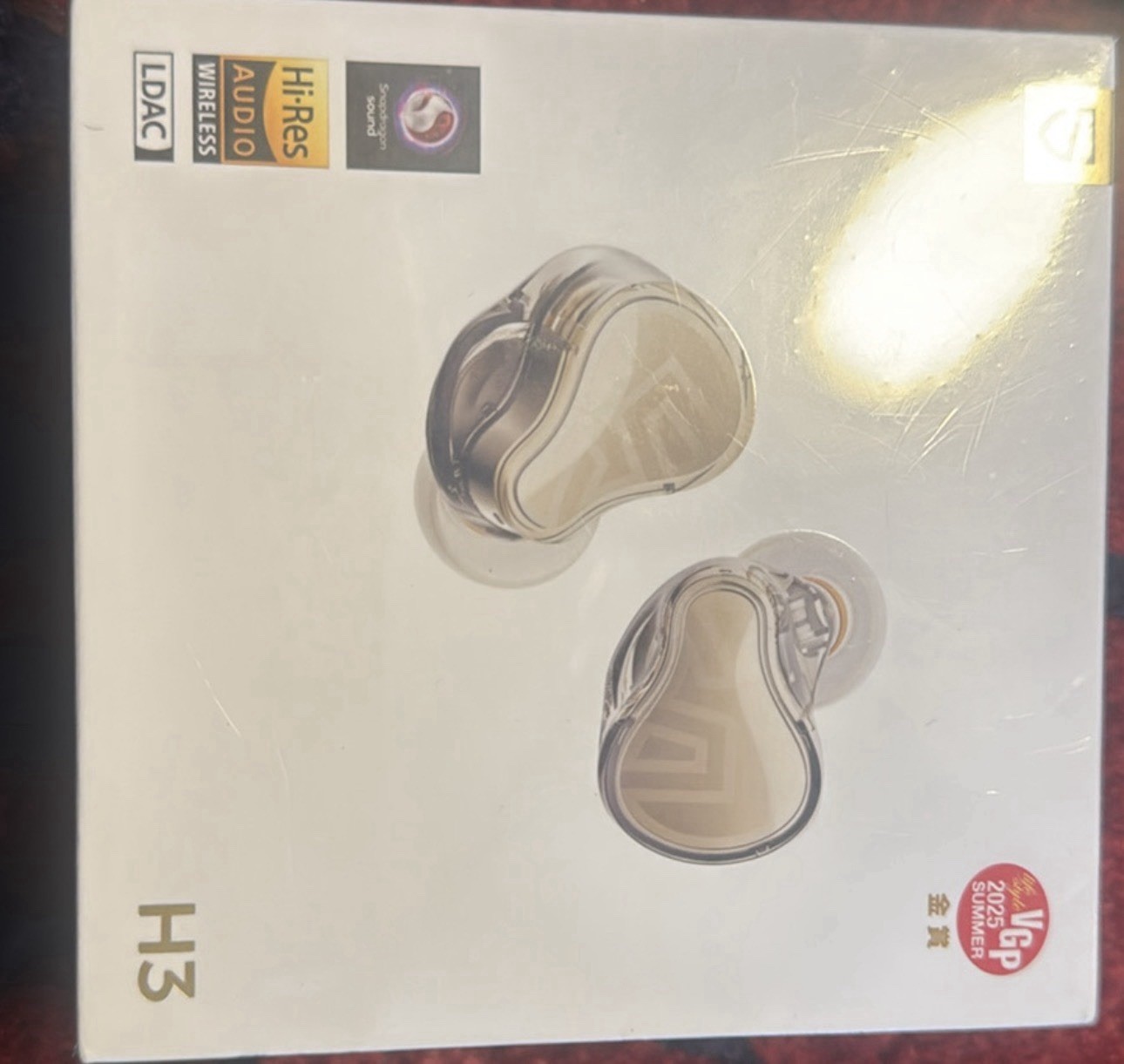 SoundPEATS H3 In-Ear Wireless Bluetooth Earbuds ANC 12mm Drivers Gold/Black