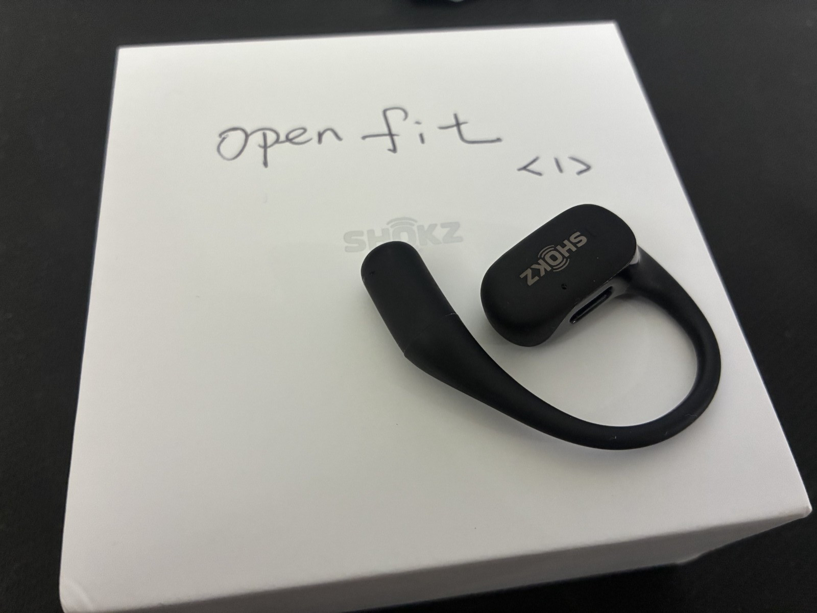 Original Shokz OpenFit Open-Ear Left Side Only – Black (T910)