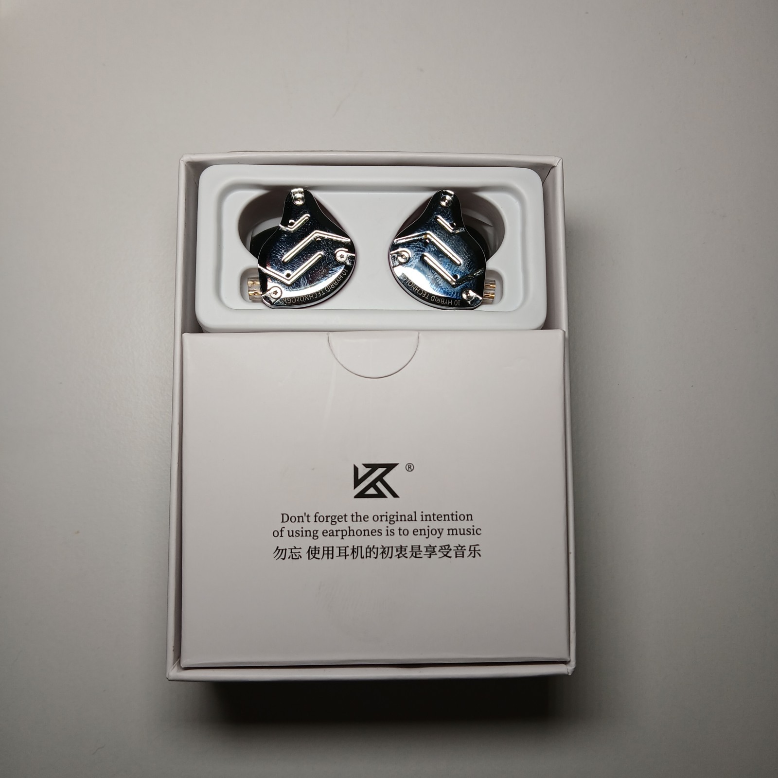 Linsoul KZ ZS10 Pro, 4BA+1DD 5 Driver In-Ear HiFi Earphones Purple