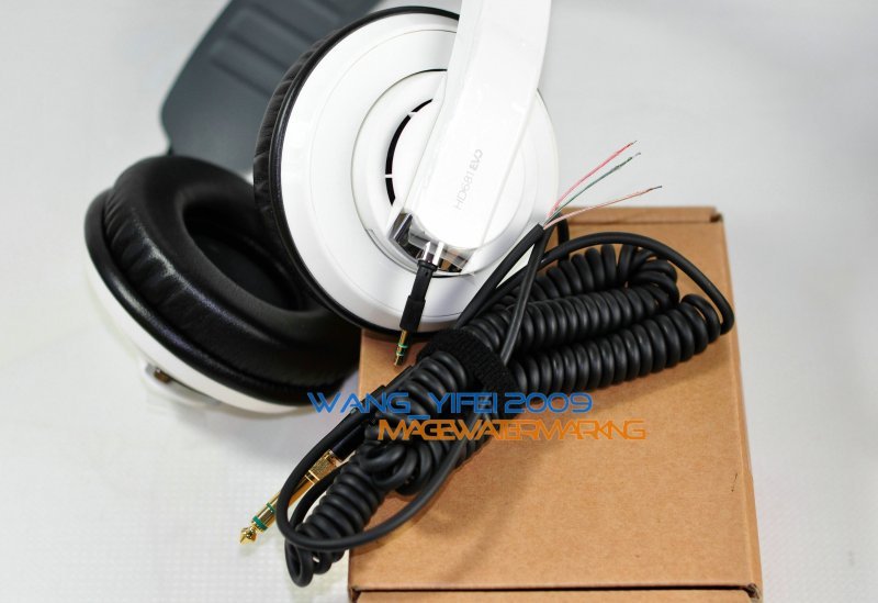 DIY Replacement Coiled DJ Cable Wire Line For Superlux Headphone Headsets 1M-3M