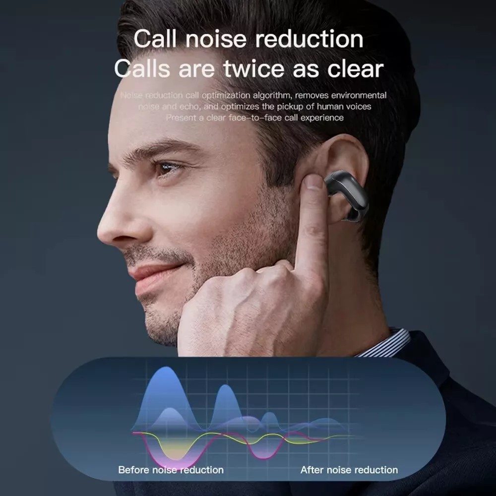 Excellent Open Earbuds : Ultra Open-Ear True Wireless Open Earbuds – Black New