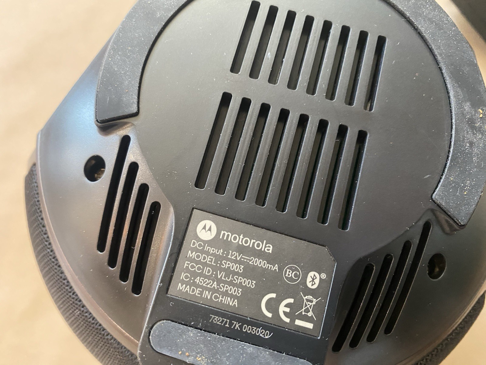 Motorola Sphere+ 2 in 1 Bluetooth Speaker and Wireless Headphones Tested Working