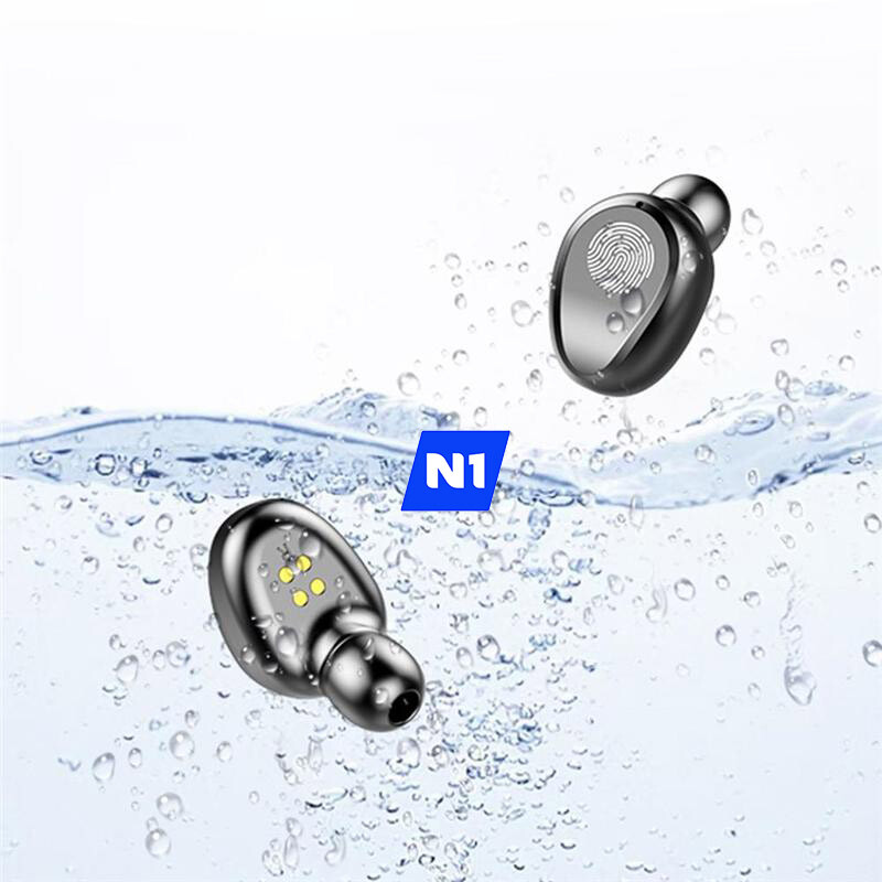 N1 Bluetooth Headset 5.0 Wireless Earphones Mini Earbuds Stereo Headphones IPX6