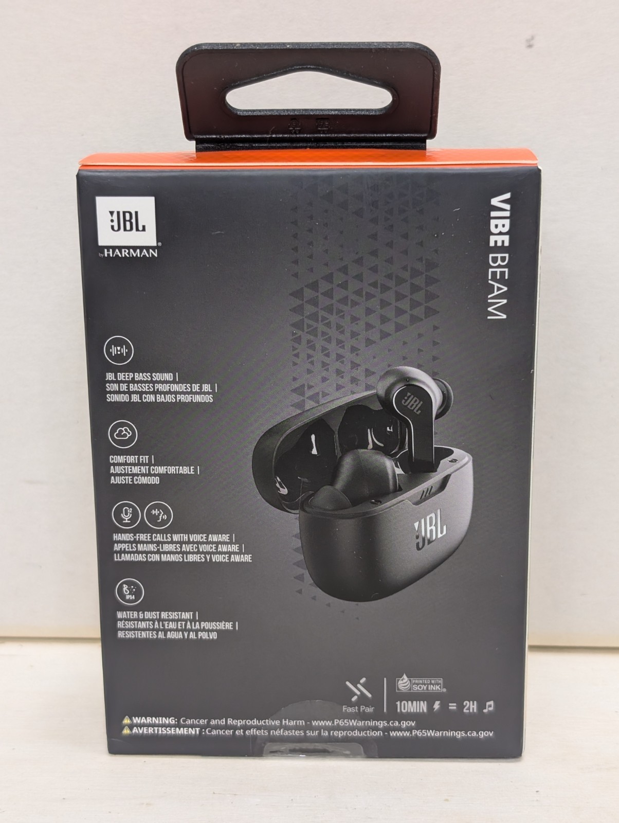 JBL Vibe Beam Bluetooth Wireless Earbuds – black
