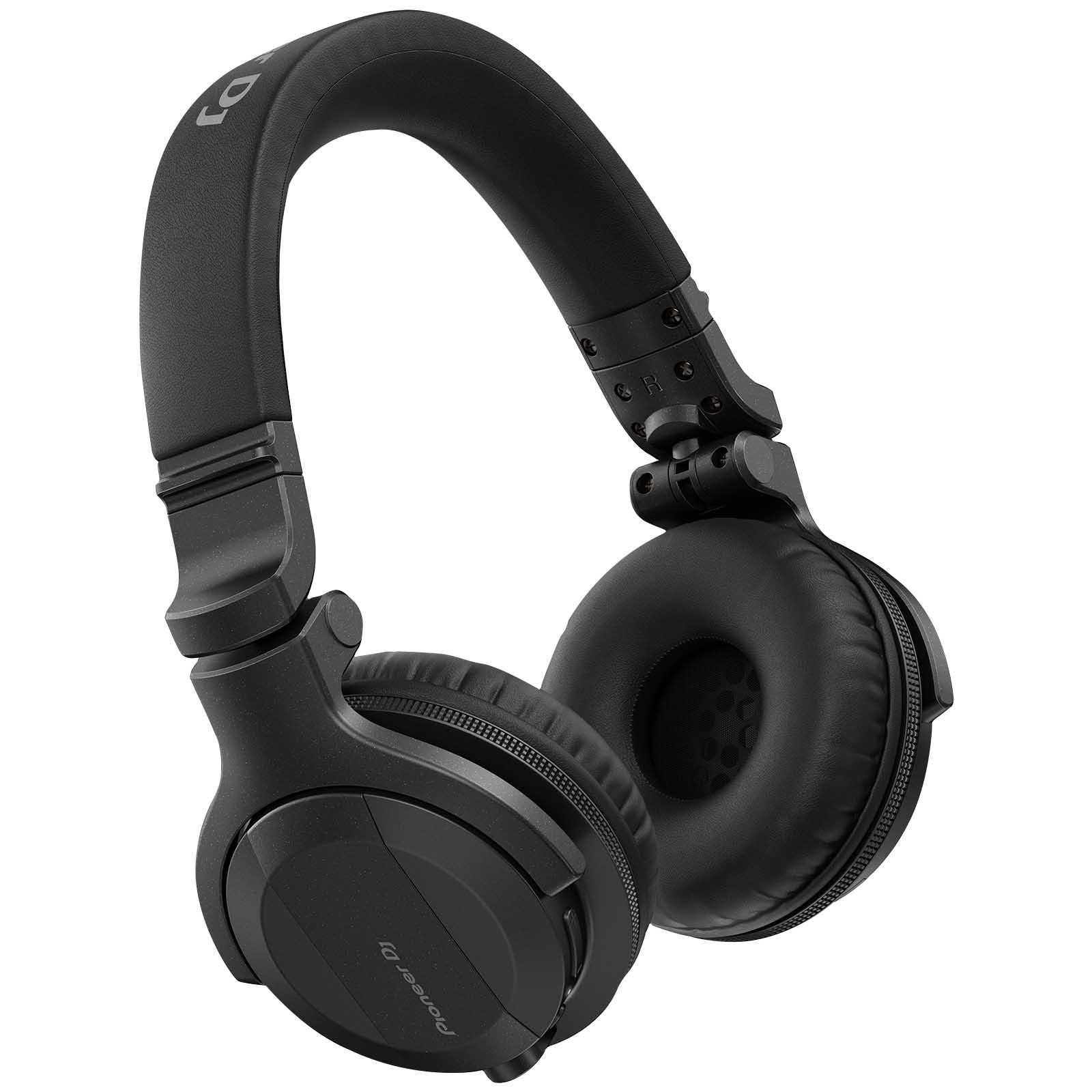 Pioneer DJ HDJ-CUE1BT Black Wireless Bluetooth Headphones, Pink Ear Pads & Case