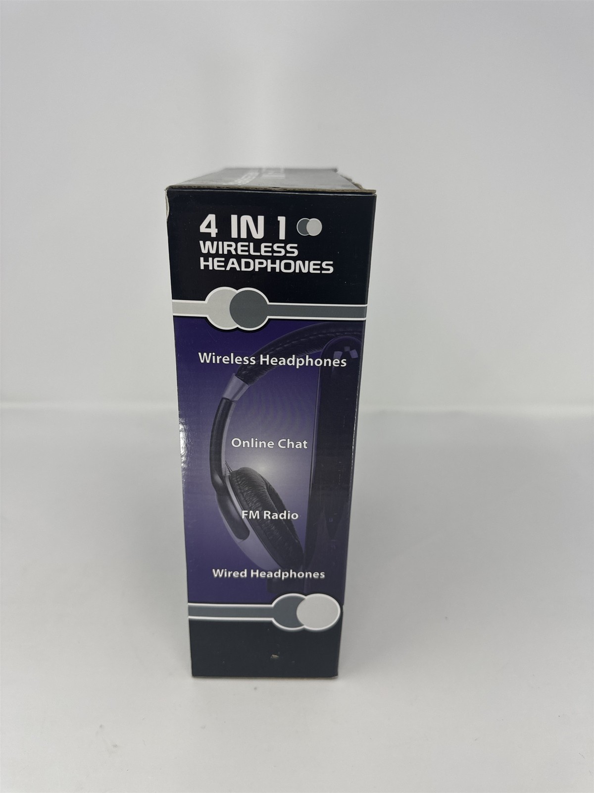 Zone Electronics 4 in 1 Wireless Headphones FM Radio Online Chat TV New Sealed