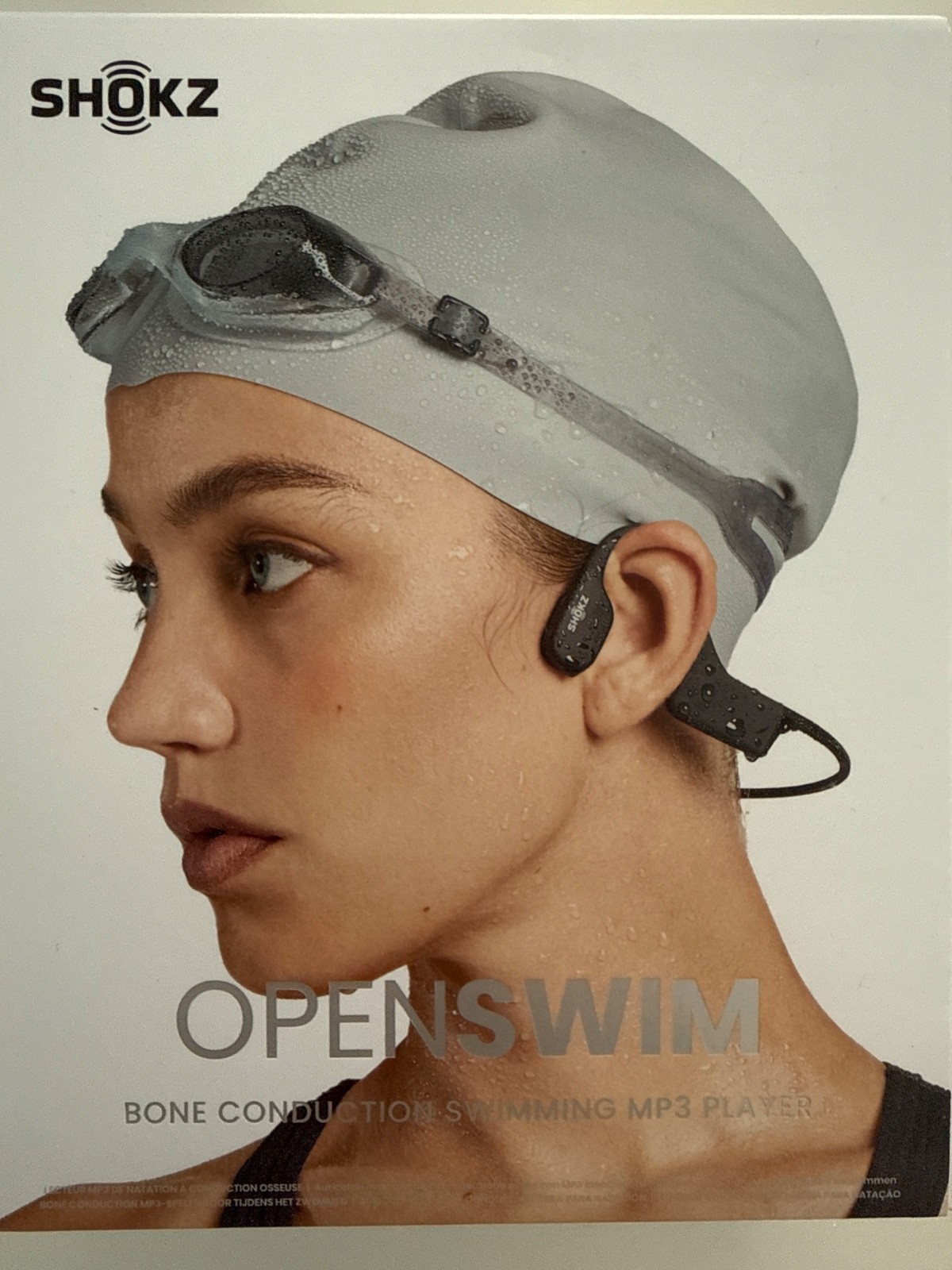 Shokz OpenSwim Bone Conduction Headphones – Black – Open Box, Never Used