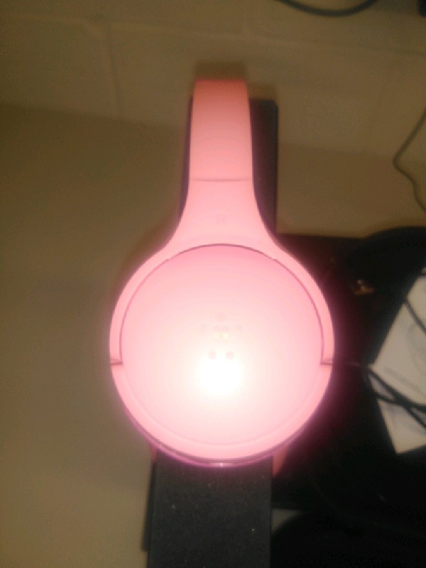 Belkin SoundForm Mini Kids On-Ear Wireless Headphones Pink Built-in Microphone