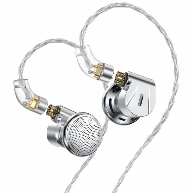 TRN EMX 14.2mm Driver Flat Head Bass Metal In-Ear Earphone Replaceable Cable