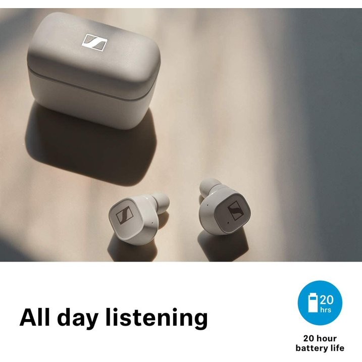 Sennheiser CX-400BT True Wireless Earbuds, White