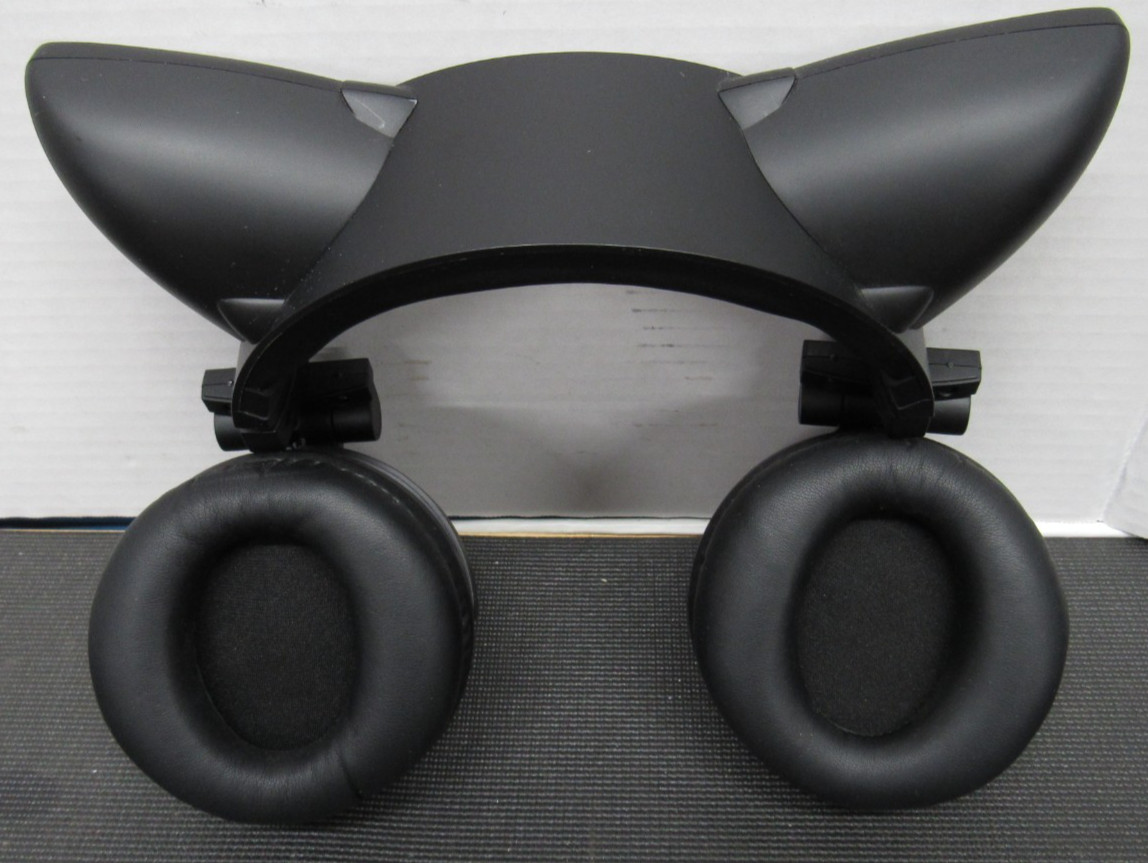 Brookstone Wireless Cat Ear Headphones AR102A4BKA Bluetooth w/ Case – No Cable