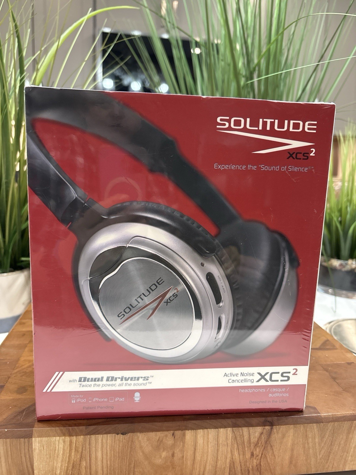 Solitude XCS2 Active Noise Cancelling Headphones Dual Driver NOS Sealed