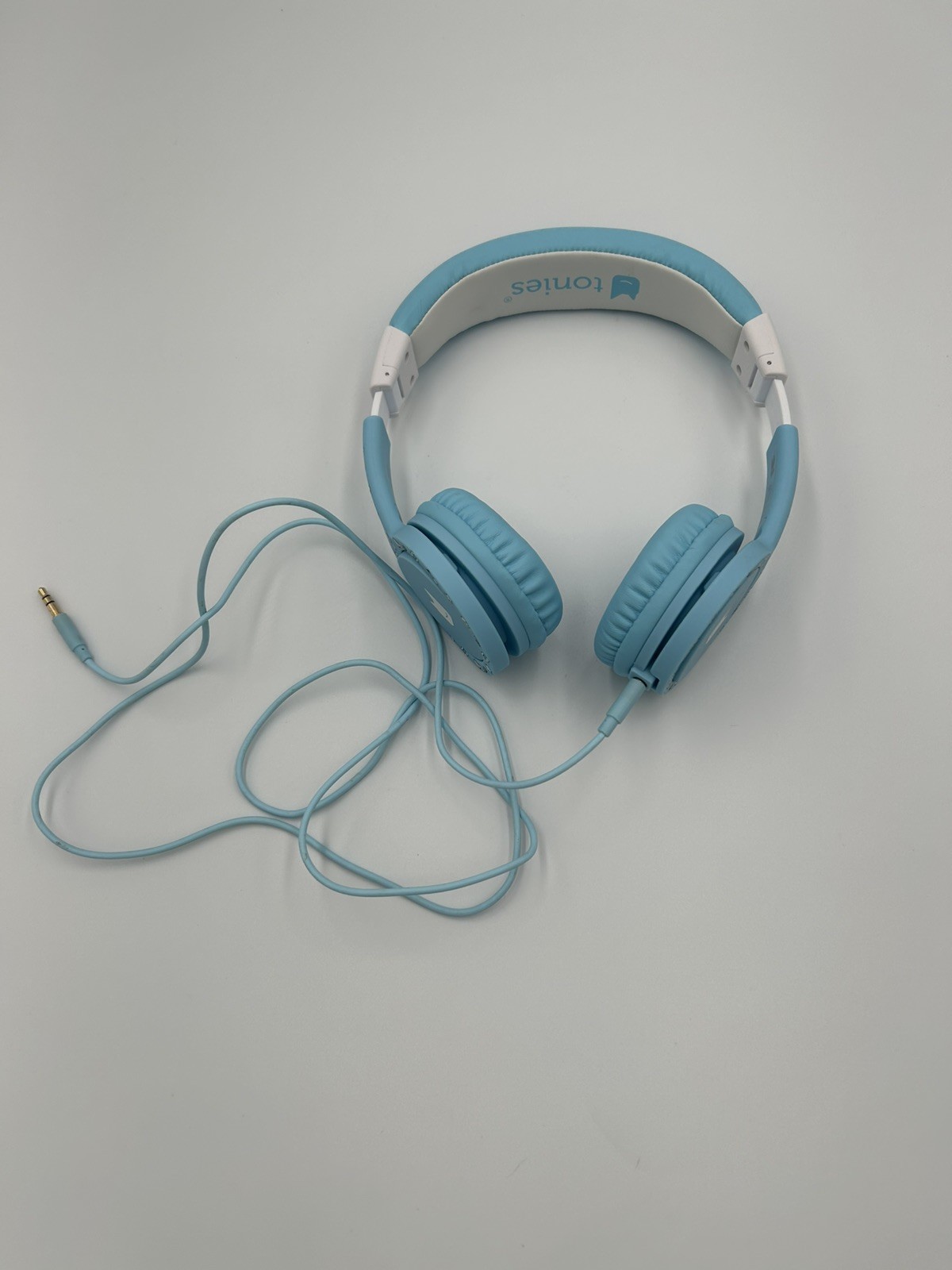 Tonies Headphones, Foldable On-Ear Headphones for Toniebox, Blue, Pre-owned