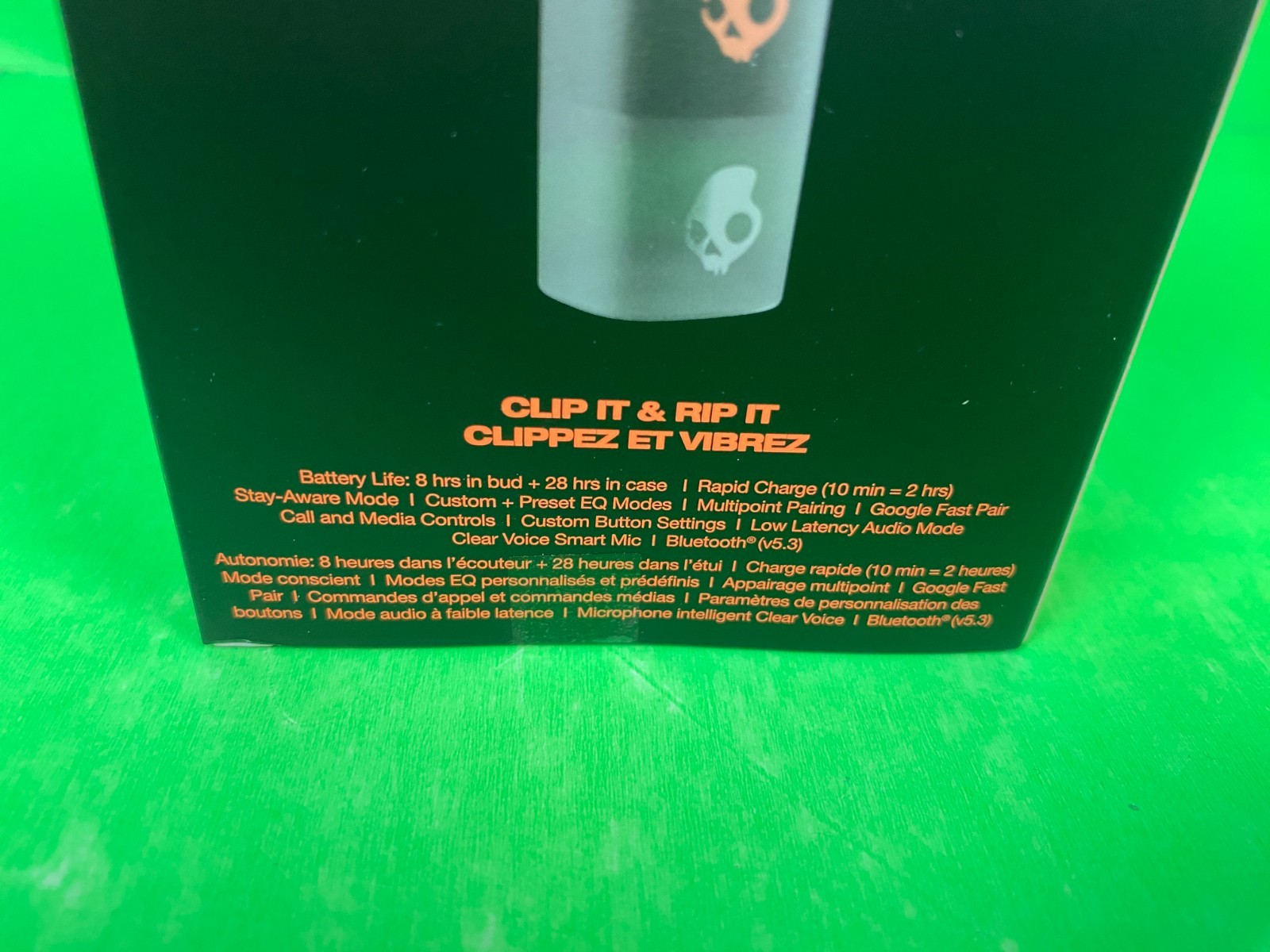 L@@K BRAND NEW SEALED SKULLCANDY DIME EVO EARBUDS 36HR BLACK WATER RESISTANT