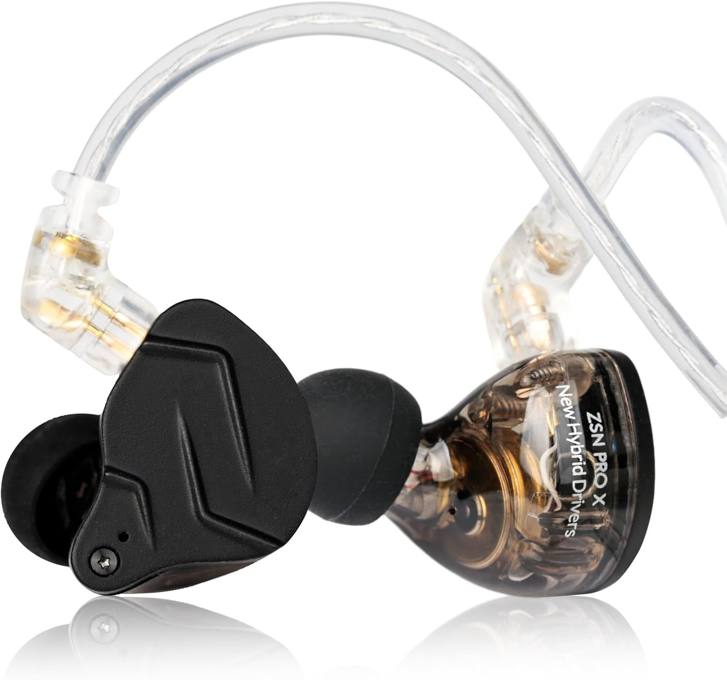 KZ ZSN PRO X Gaming Earbuds, Hifi in Ear Monitor IEM Headphones,1Ba 1DD Earbud H