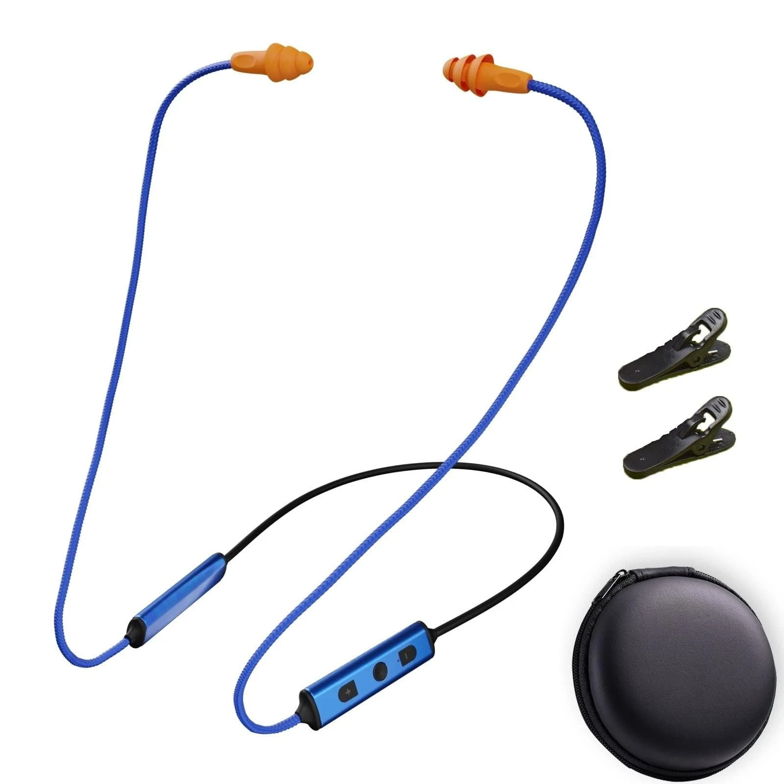 Cuzabe Ear Plugs Bluetooth Headphones for Work, Neckband Wireless Earbuds