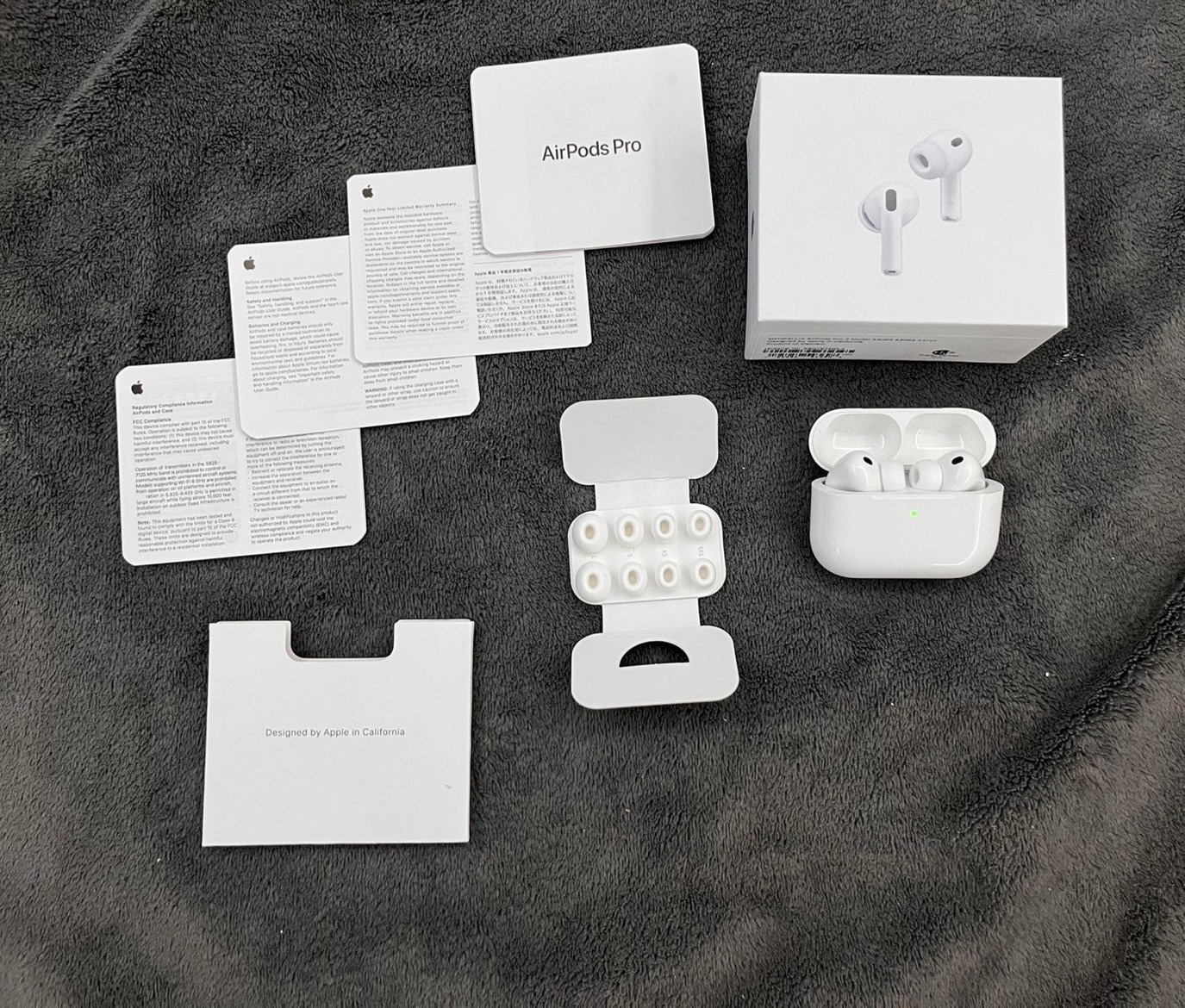 Apple AirPods Pro White In-Ear Bluetooth Wireless Earbuds w/ Charging Case