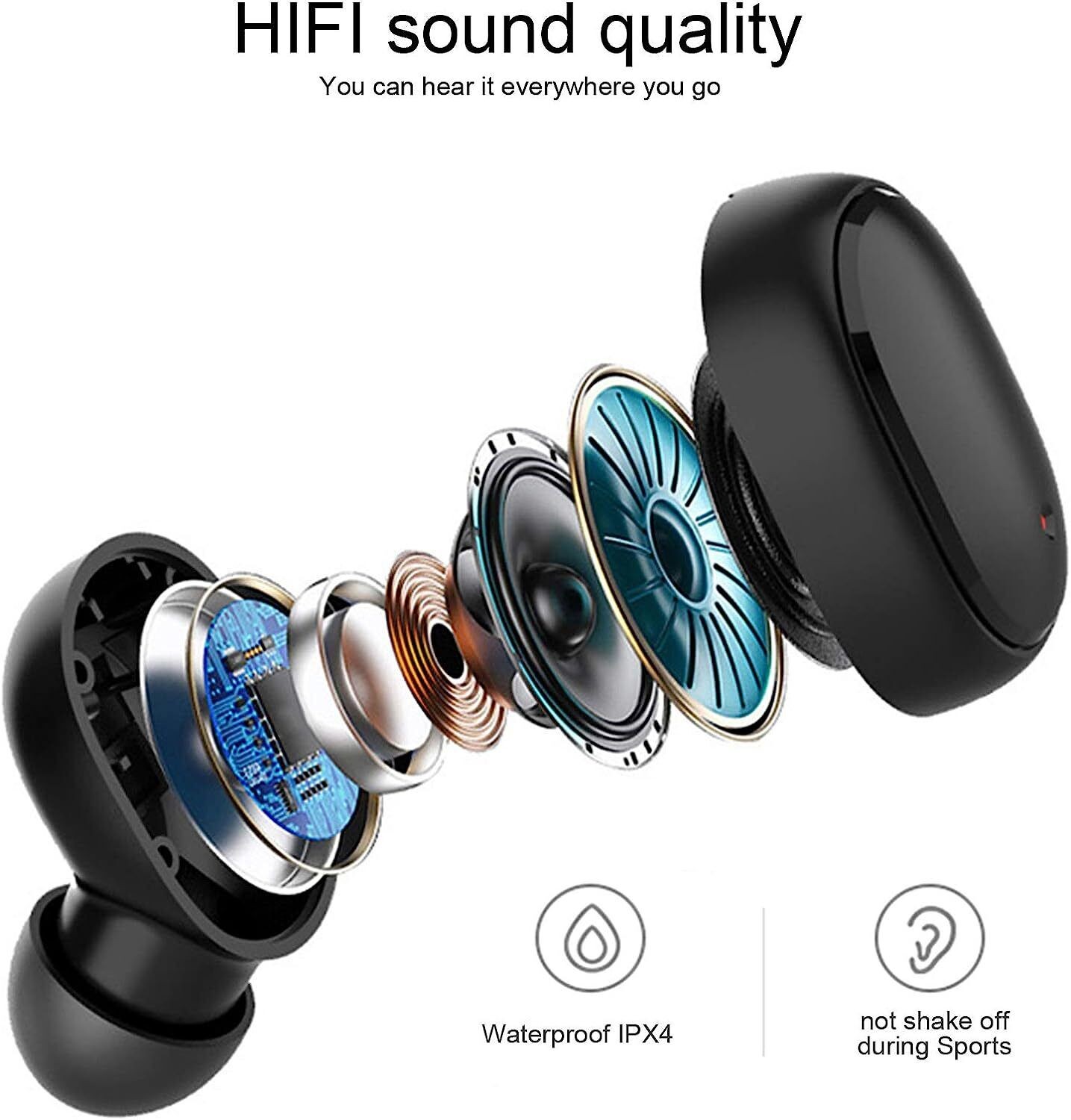 For Samsung Galaxy S23 S22 S21 S20 S10 S9 Bluetooth Wireless Earbuds Headphones