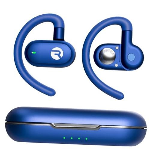 Fitness Open Ear Earbuds – Wirelesstooth – Blue Headphones