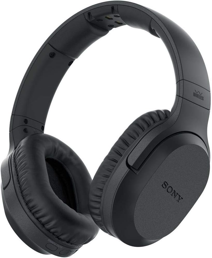 Sony RF400 Wireless Home Theater Headphones for Watching TV, Black