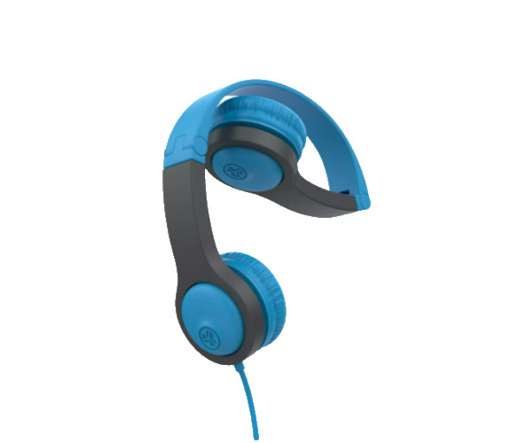 JLab JBuddies 2ND GEN Kids Headphones Volume Safe All-day Comfort BLUE/GRAY B35