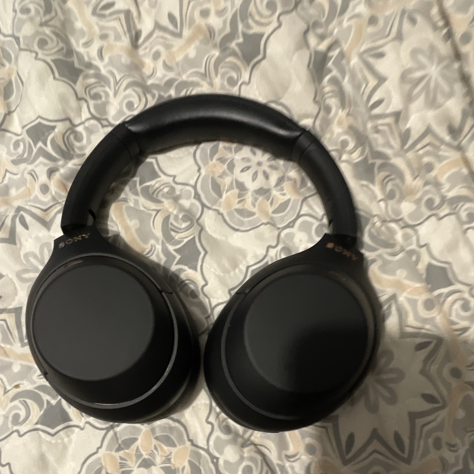 Sony WH-1000XM4 Noise Cancelling Bluetooth Foldable Headphones Black Adjustable