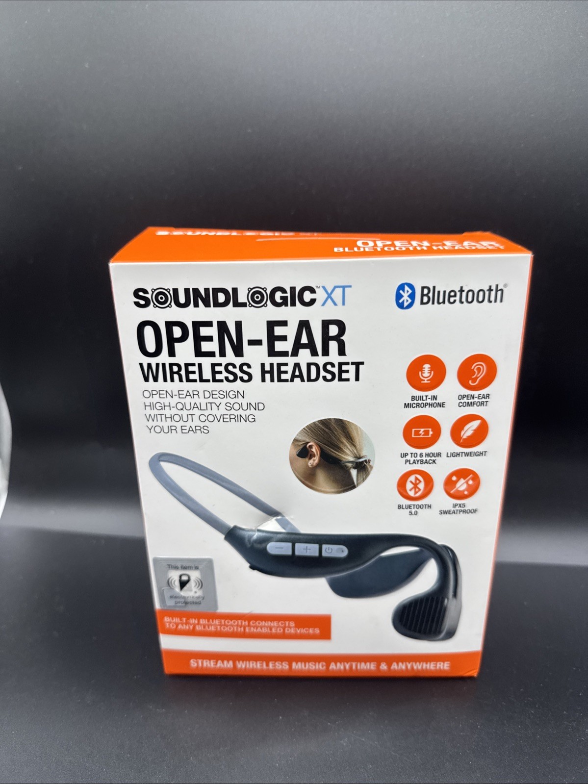 SoundLogic XT Open-Ear Wireless Headset Bluetooth Light Microphone COMBINESHIP