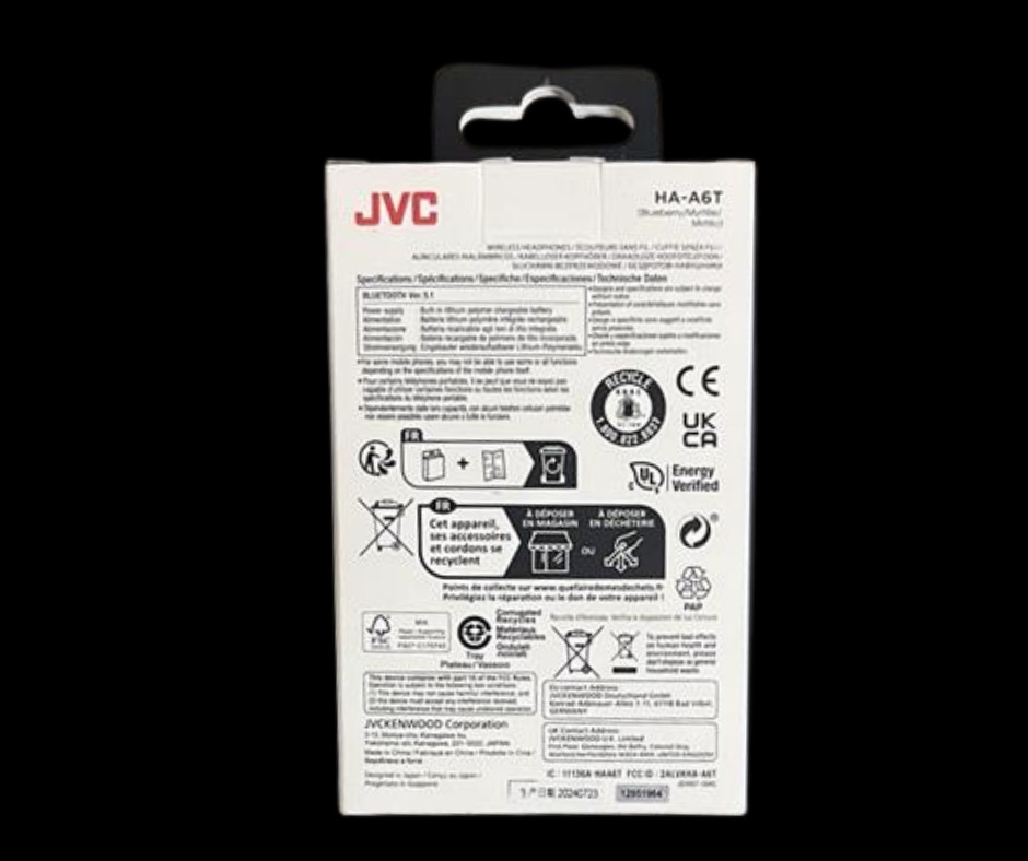 JVC Gumy True Wireless Earbuds, Bluetooth