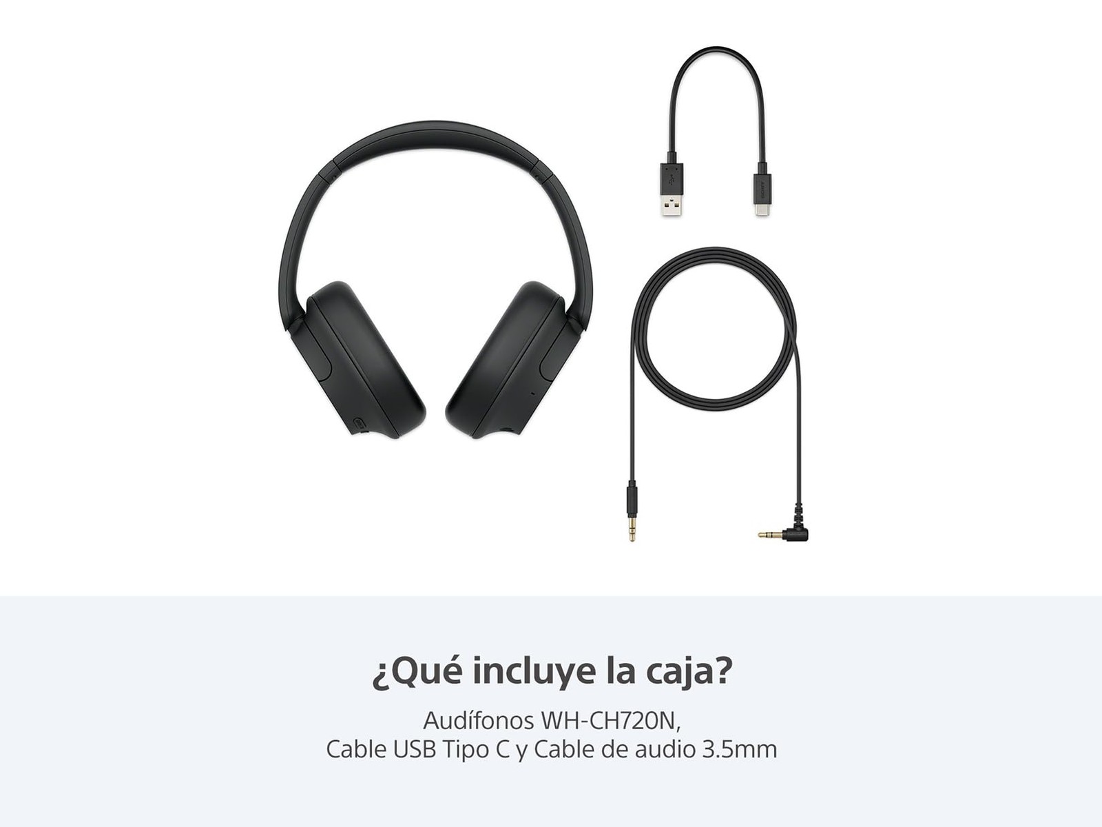 Sony WH-CH720NB Over-Ear Headphones Noise Cancelling Mic Black Wireless NEW