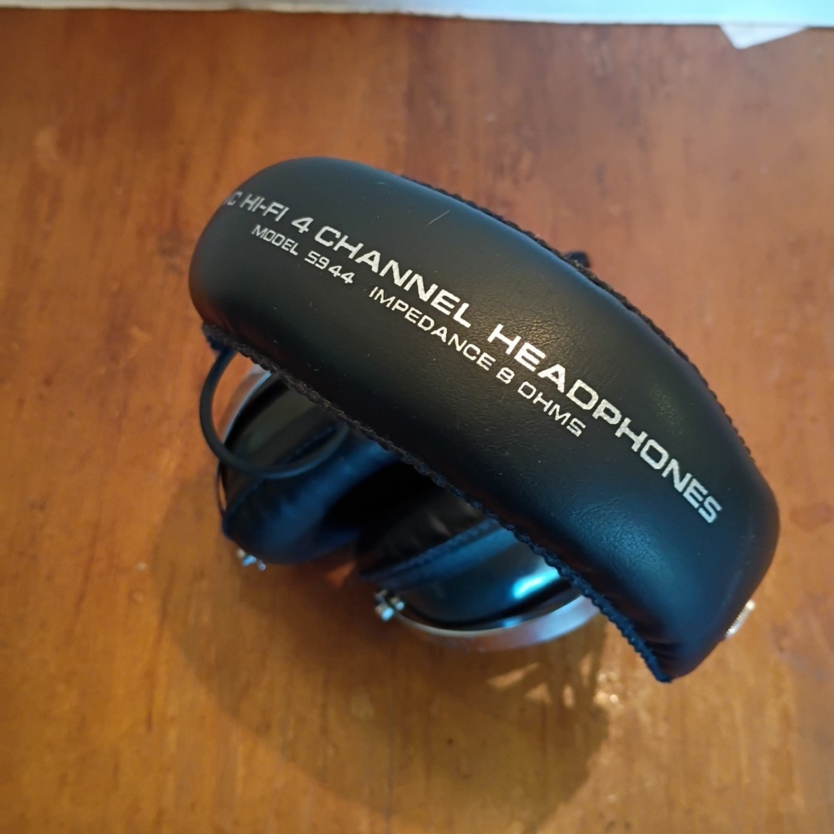 Vintage JVC 4 Channel Hi Fi Headphones Model 5944 Impedence 8 Ohms