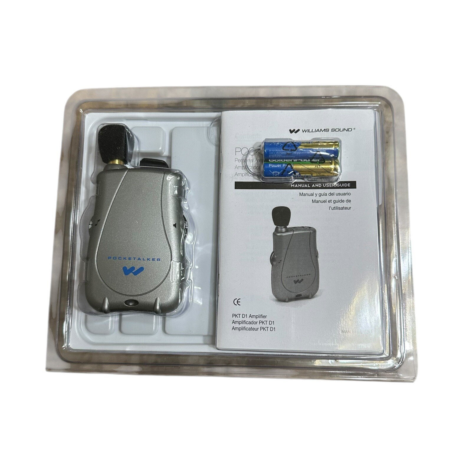 Williams Sound Pocketalker Ultra Personal Sound Amplifier New