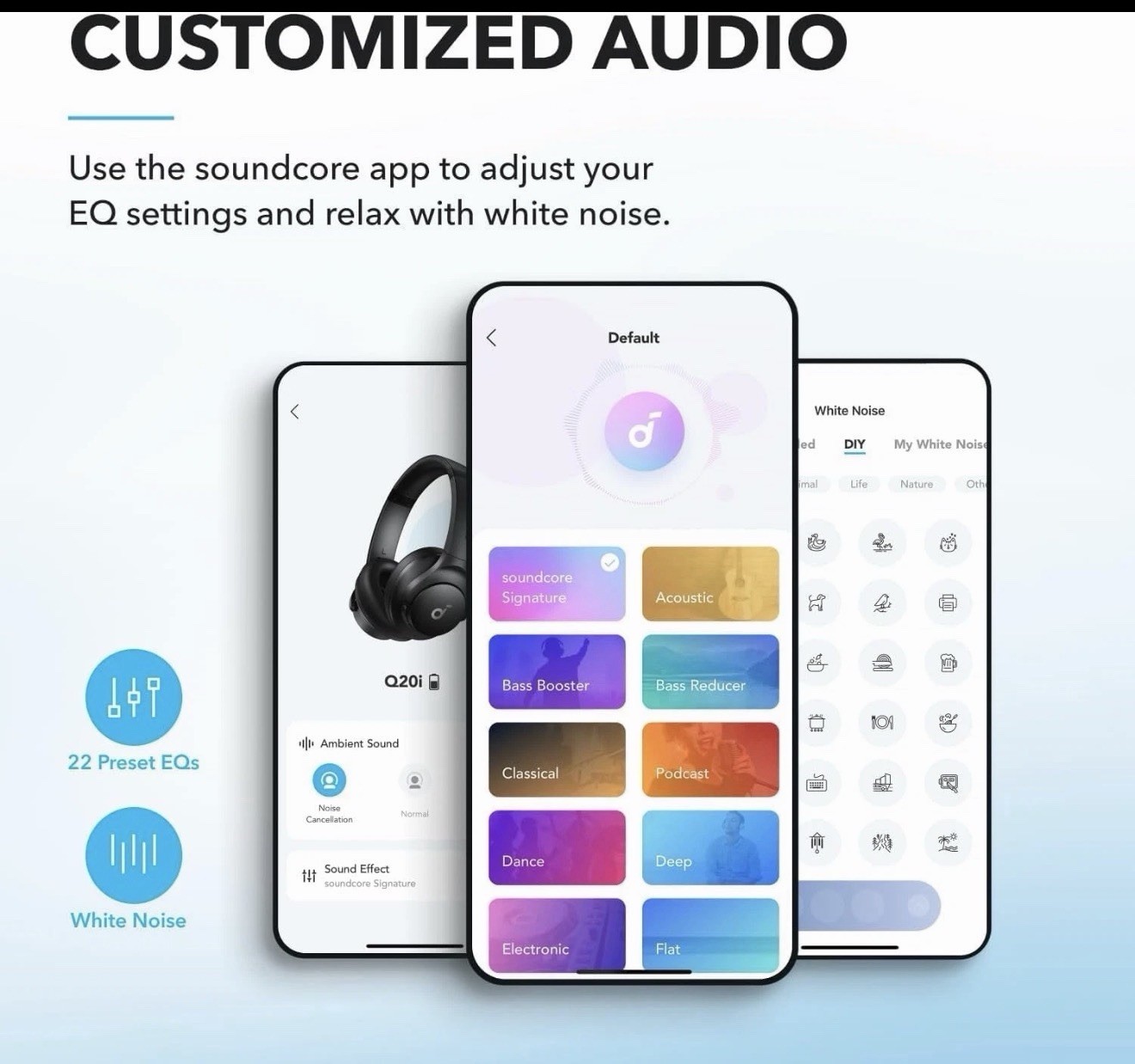 Anker Soundcore Life Q20i Wireless Over-the-Ear Headphones – Pink (Read desc)
