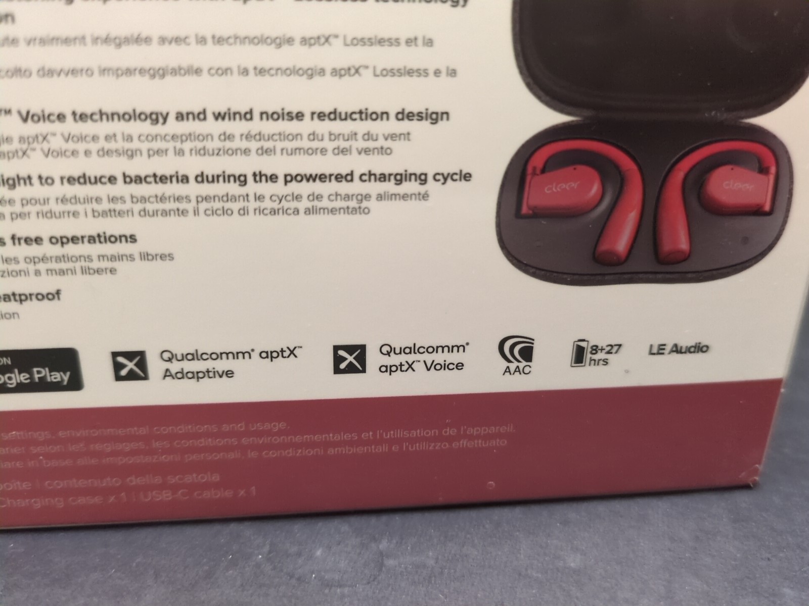 NEW UNOPENED Cleer Arc II Sport Smart Open Ear True Wireless Headphones
