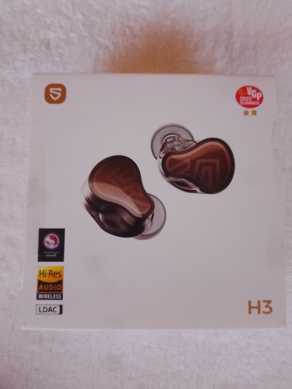 SOUND PEATS H3 HI-RES Wireless Earbuds TITANIUM BLK
