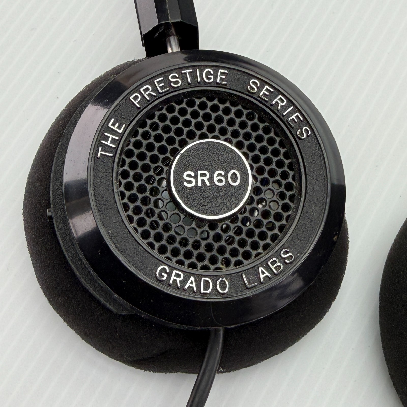 Grado Labs SR60 Headphones Prestige Series On-Ear Foam *TESTED WORKING *READ