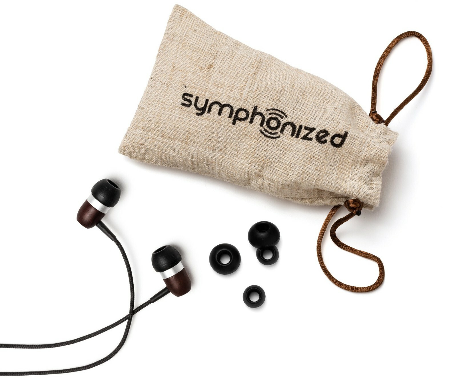 Symphonized GLXY Premium Genuine Wood in-Ear Noise-isolating Headphones