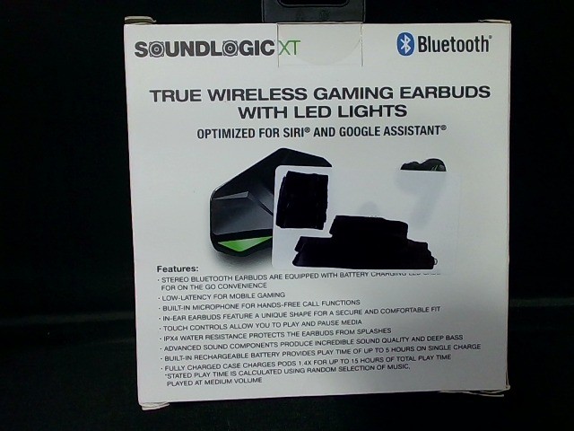 Soundlogic XT True Wireless Gaming Earbuds With LED Lights Bluetooth 5.0