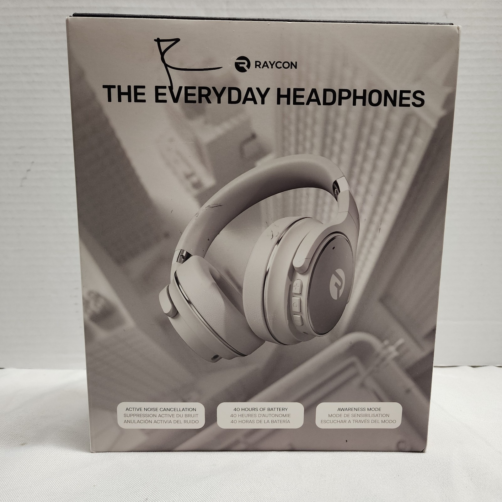 RAYCON Wireless Bluetooth Over Ear Headphones, with Active Noise Cancelling