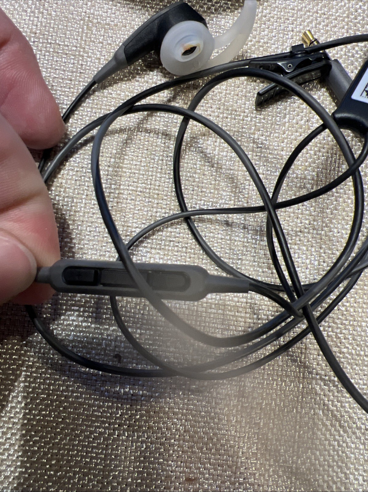Original Bose SoundSport In-Ear Earphones Headset 3.5mm plug Charcoal Black