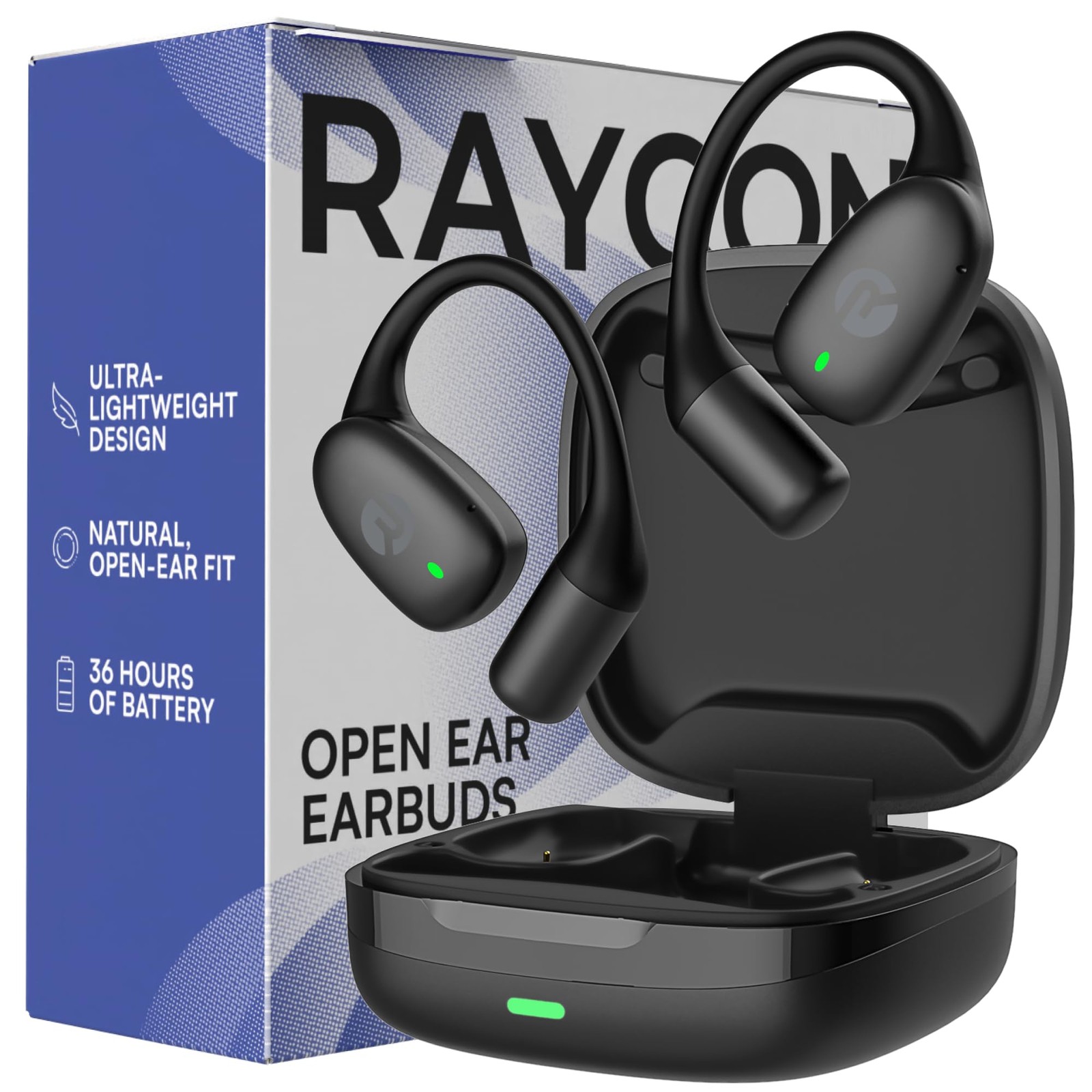 Essential Open Ear Earbuds – Open Ear Headphones, Earbuds Wireless Bluetooth,…