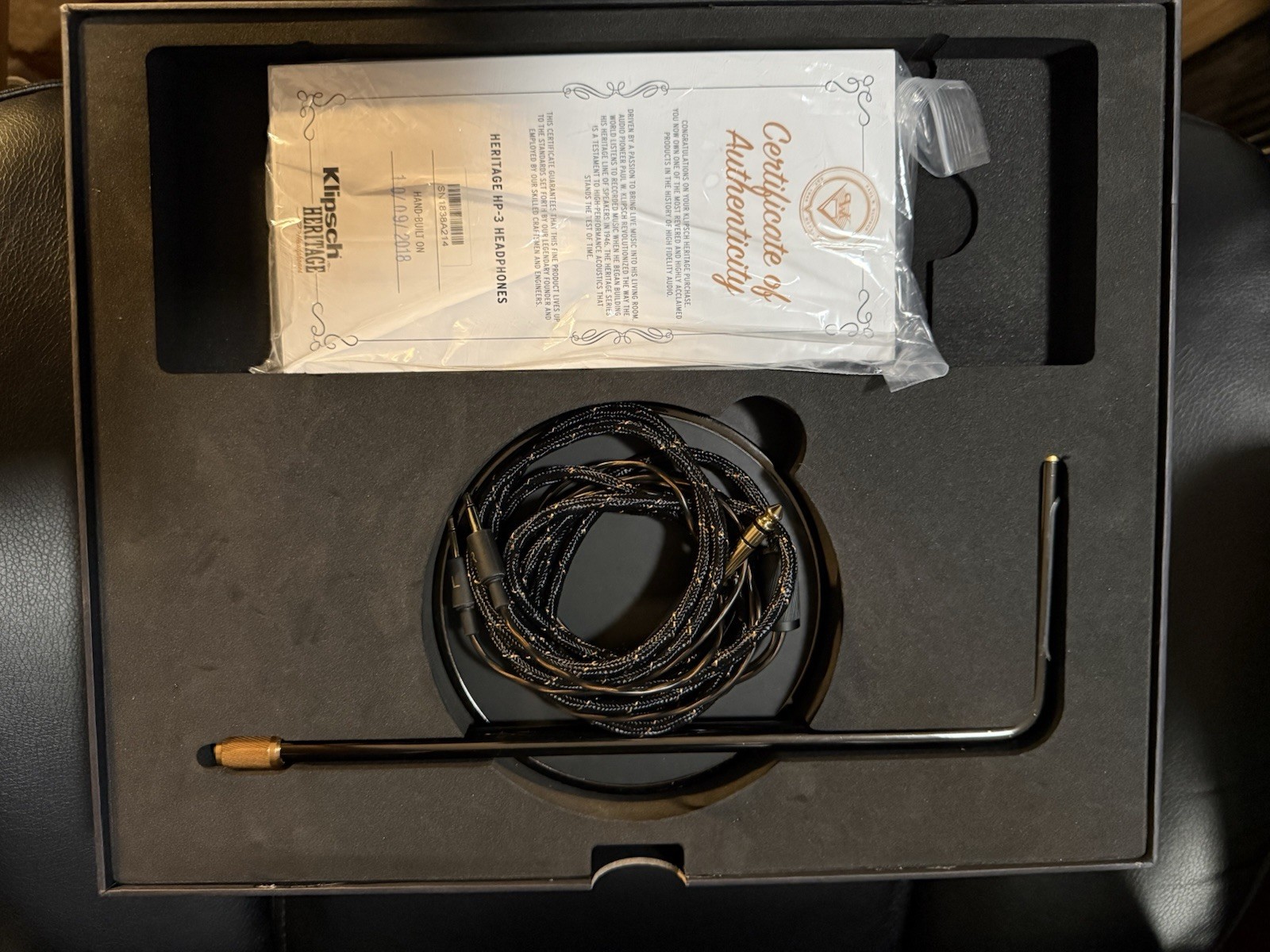 Klipsch Heritage HP-3 Reference Headphones, Ebony , Excellent Condition