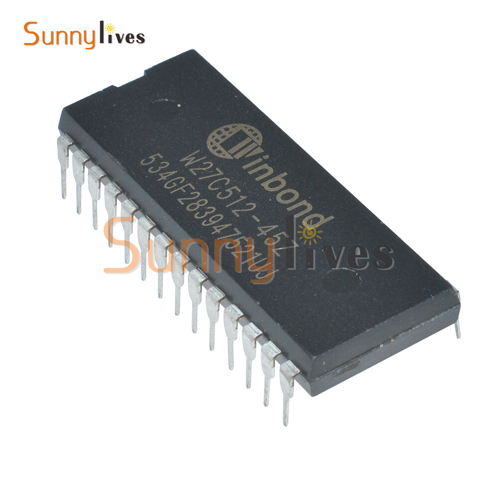 100Pieces W27C512-45Z W27C512 IC DIP EEPROM 512KBIT 45NS Winbond EEPROMs