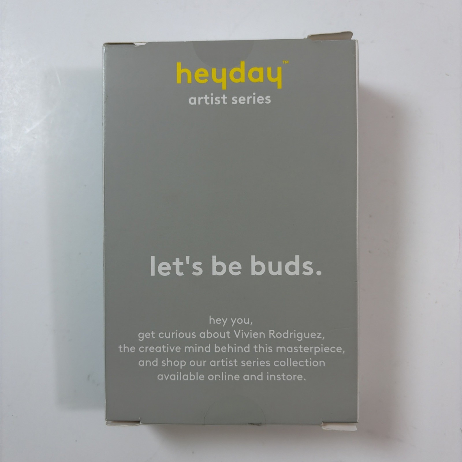 Heyday Artist Series Wired Earbuds 1 Pair 3.5mm Aux Plug Comfort Fit Microphone
