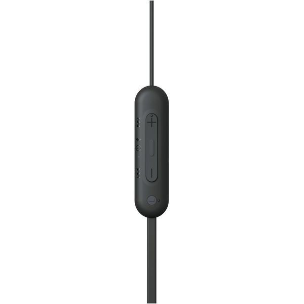 Sony WI-C100 Neckband In-Ear Wireless Bluetooth Earbuds Black DSEE 25h Battery